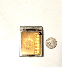 Vintage Miniature Phone Book Metal Flip Top Made in USA Never Used picture