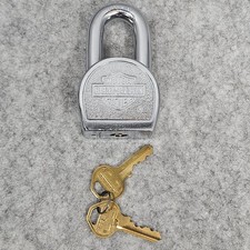 Harley Davidson Vintage Limited Edition Padlock Master Lock #220 with 2 Keys picture