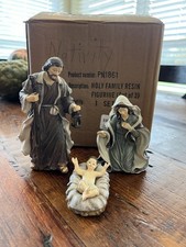 Sullivans Gifts Holy Family Nativity Set of 3, Mother Mary, Baby Jesus, Joseph picture