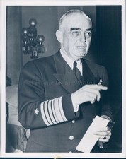 1949 Press Military Thomas Kindaid Commander Sea Frontier Atom Blitz Photo picture