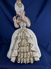 Vtg Florence Ceramics Marie Antoinette Porcelain Lace Figurine | 10