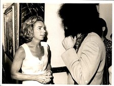 GA237 1970 Original Photo ETHEL KENNEDY & TOPPER CAREW KENNEDY FOUNDATION DINNER picture