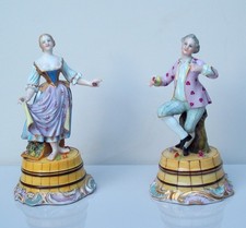 Antique Porcelain Figures Carl Theme Dresden Rudolstadt Volkstedt Frankenthal picture