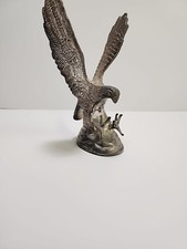 LQQK Hampshire Genuine Silver Plated Eagle Silverplated Sculpture NICE picture