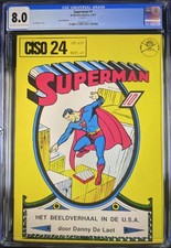 1977 Brabantia Nostra Dutch/Netherlands Edition Superman #1 Comic Book. CGC 8.0 picture