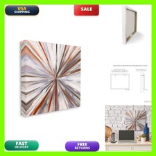 Stupell Industries Abstract Spinning Lines, 30 x 30 Inch Canvas Wall Art picture