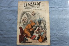 1872 JANUARY 14 LE GRELOT NEWSPAPER - LA TENTATION - FRENCH - NP 8574 picture