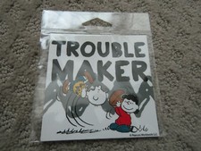 charlie brown & lucy trouble maker magnet new picture