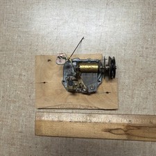 Vintage Musical Cuckoo Clock Part Movement w/ Figurine picture