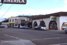 sl40 Original slide 1972 Kodachrome Cambria  California street scene 389a picture