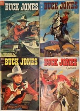 BUCK JONES Comic Lot (4) #2-7* VG+ VG- Jesse Marsh Art 1951 Golden Age Western  picture