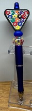 Billiard - Pool Balls - Pool - 8 ball - rack Beaded Pen picture