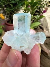 210 CTs Natural Beautiful Aquamarine Complete Crystals Specimen picture
