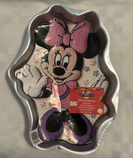 Vintage 1998 Wilton Minnie Mouse Cake Pan 2105-3602 W/ 4 Foreign Language Insert picture