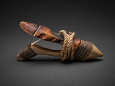 Fish Totem Halibut Hook, Northwest Coast Rustic Art Design 5 picture