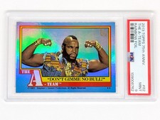 2013 Topps 75th Anniversary Rainbow Foil Refractor #82 The A-Team PSA 9 picture