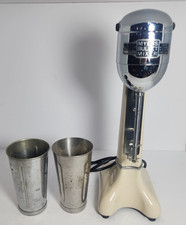 Vintage Myers Bullet Mixer Blender Porcelain Malt Shakes WORKS picture
