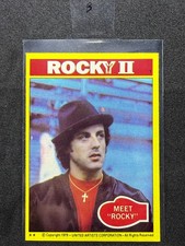 SYLVESTOR STALLONE 1979 Topps Rocky II #1 