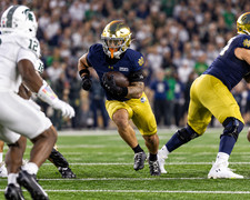 Nolan James Jr Notre Dame Touchdown Run Michigan State 2026 - 8