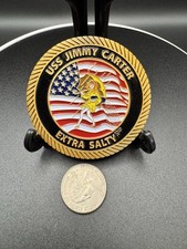 USS JIMMY CARTER RARE “Salty” Challenge Coin picture