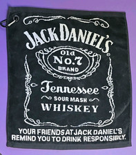 Jack Daniel’s Old No. 7 Bar Towel, Black/White Distillery Theme picture