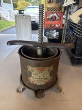 Vintage Juicy Fruit Press No.3 Cast Iron 3 Qt O.P. Schriver Co. Cincinnati OH picture