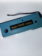 VINTAGE 1990'S KODAK PAZZAZZ CAMERA BLUE/TEAL TAKES 110 FILM picture