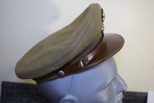Vintage 50s Italian Carabinieri Military Police Summer Uniform Hat Badge MENS XS picture