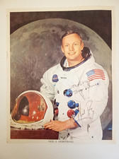 Vintage Neil Armstrong signed photo picture autographed Apollo 11 official NASA picture
