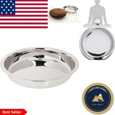 Elegant 9-Inch Stainless Steel Bakeware - Perfect for Cakes & Savory Dishes picture