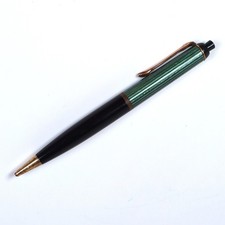 Vintage Pelikan 350 Mechanical Pencil Green Black Striped Germany 50s TLC picture