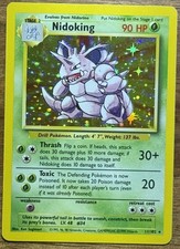 Nidoking Holo 11/102 WOTC Pokémon 1999 Jungle NM Vintage picture