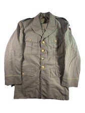 WWII–1950s U.S. Army Officer’s Service Coat – Army Ground Forces Patch picture
