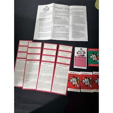 Disney 1997 Cast Holiday Celebration Lot OS Vintage Guide Tickets & More picture