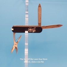 Victorinox Bijou 58mm SAK Rostfrei Screw Pivot Scissors Roman Meal Metal Inlay picture