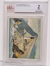 1911 hassan light house series t77 Heceta Head Light Graded BVG Good 2 picture