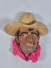 Bossons England Rawhide Western Cowboy 1967 wall hanging picture