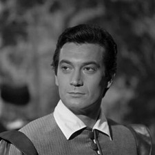 Gerard Barray on the set of 'The Chevalier de Pardaillan' in 1962 Old Photo picture