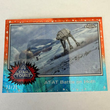 Topps 2015 Star Wars Star Tours AT-AT Battle on Hoth Blue 77ST-12, 22/25 picture
