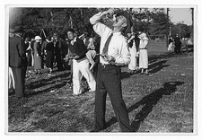 Photo:Jackson Mississippi USA 1940s Man Eating Oyster at Political Rally picture