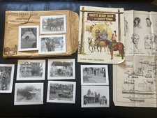 Vtg. Knott's Berry Farm Brochure Map Photographs B/W 1950s Booklet picture