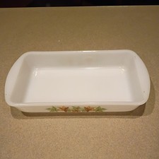 Vintage Glasbake Maple Leaf  Design 10