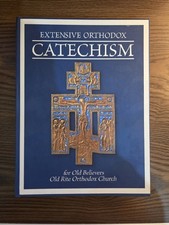 Extensive Orthodox CATECHISM Eastern Church Slavonic Greek Modern English 371pgs picture