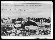 Puerto Plata Dominican Republic Marine Recreation Rooms 1920 Panorama picture