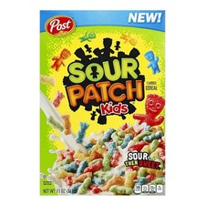 RARE SOUR PATCH Kids 18 Oz. Cereal SEALED Unopened 2020 Expiration Post picture