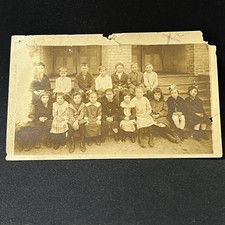 School Class Group Children RPPC Real Photo Postcard c1910-1920s picture