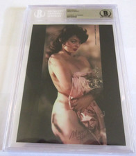 Marilyn Hanold June 1959 Playboy PMOM signed autographed 5x7 photo Beckett BAS picture