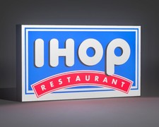 IHOP LOGO LED LIGHT BOX SIGN LARGE 13.25