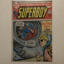 Superboy #195 ORIGINAL Vintage 1973 DC Comics 1st Wildfire picture