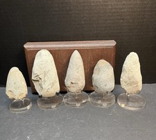 5 Ancient Slate Celts Pre-1400AD. Found In Morocco, IN. Near Beaver Creek picture